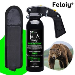 Feloiy 35 Feet BEAR Deterrent Repellent Spray 16 oz GLOW CAP CAMPING HIKING