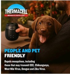 Thermacell Mosquito Repeller E-Series Rechargeable with 20′ Mosquito Protection