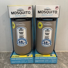 THERMACELL Mosquito Repellent Zone Device 15ft No Spray Scent Free NEW 2 Pack