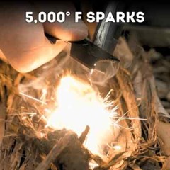 Ferro Fire Striker 5″ Overall Windproof And Waterproof 20000+ Strikes USA MADE