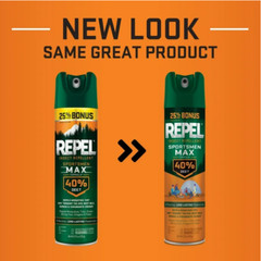 Repel Insect Repellent Sportsmen Max Formula 40% DEET Aerosol Value Pack -2 Cans