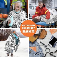 Emergency Mylar Thermal Blankets Survival Camping Blanket