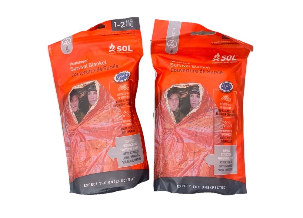ABRI Two Person Survival Blanket Outdoor Camping Hiking BRAND NEW