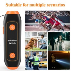 125dB Electronic Whistle with Lanyard for Referee Outdoor Survival
