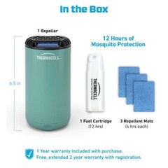 Thermacell Mosquito Repellent Patio Shield Midnight 15 Ft Zone