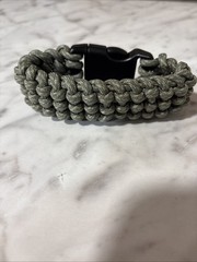 Paracord Survival Bracelet, 12 1/2 Feet Of 550 Lb 7 Strand .