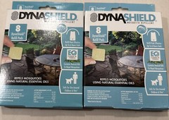 (2) Dyna Shield Mosquito Repellent Refill Pads New In Box