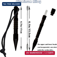 12-Piece Paracord FID Tool Kit,Stainless Steel Marlinspike & Lacing Needles for