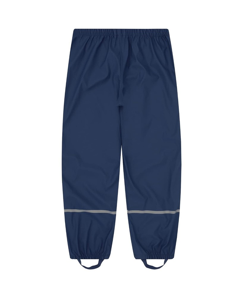 Kids Waterproof Rain Pant Outdoor Lightweight Cozy Rainwear 4-5T Navy