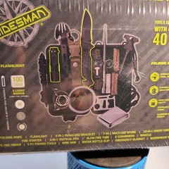 Guidesman Outdoor Survival Kit. Tools Equipped with Over 40 Features.