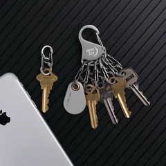 NITE IZE KeyRack Locker Stainless Keychain Locking S-Biner Clips (KLK-11-R3)