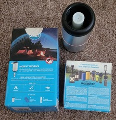 2 Thermacell Patio Shield Mosquito Repellers 96hr refill pk 24 Mats 8 Cartridges