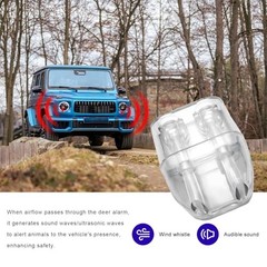 Deer Whistles for Car, Deer Warning Device with Adhesive 4 PCS Transparent