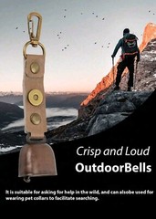 Outdoor Camping Backpack Equipment Hiking Gear Survival Tool Alarm Magnetic Bell