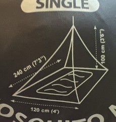 Sea To Summit Single Person Mosquito Pyramid Net Shelter