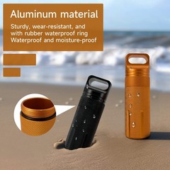 Waterproof Airtight Life Capsule – Survival Storage Container for Camping EDC
