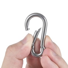 2 inch Flag Pole Clip M5 Spring Snap Hooks 304 Stainless Steel Carabiner Clip…