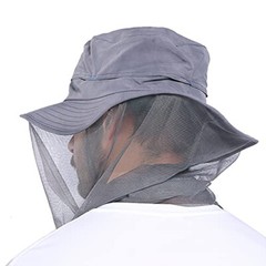 Mosquito Head Net Hat Bucket Bug Mesh Fishing Outdoor Sun Protection Men Women