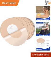 25Pack Waterproof Libre 3 Sensor Covers Adhesive Patches for Swimming & Sports