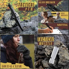 Lightweight Portable 14-in-1 Survival Kit: Ideal Holiday Gift for Him