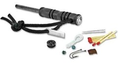 Smith & Wesson Fire Starter with Survival Kit, Compass, Matches, Fishing Line…