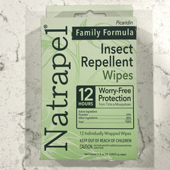 Natrapel Picaridin Insect Repellent Wipes: 12-pack NIB