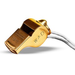 Brass Whistle with Keychain Loop Loud Crisp Whistle Emergency Survival Gear