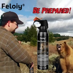 Feloiy Maximum Strength Bear Spray 11oz w/ Holster – Bear Repellent
