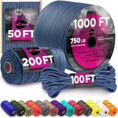 Paracord Rope 750lb 5/32 – Tent Camping Cord – Utility Outdoor Nylon Rope | 750