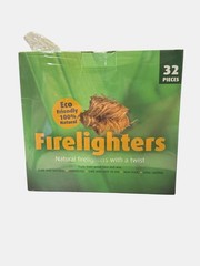 Natural Firelighters Ignite Instantly Odourless BBQ, Firepits, Pizza Ovens, Camp
