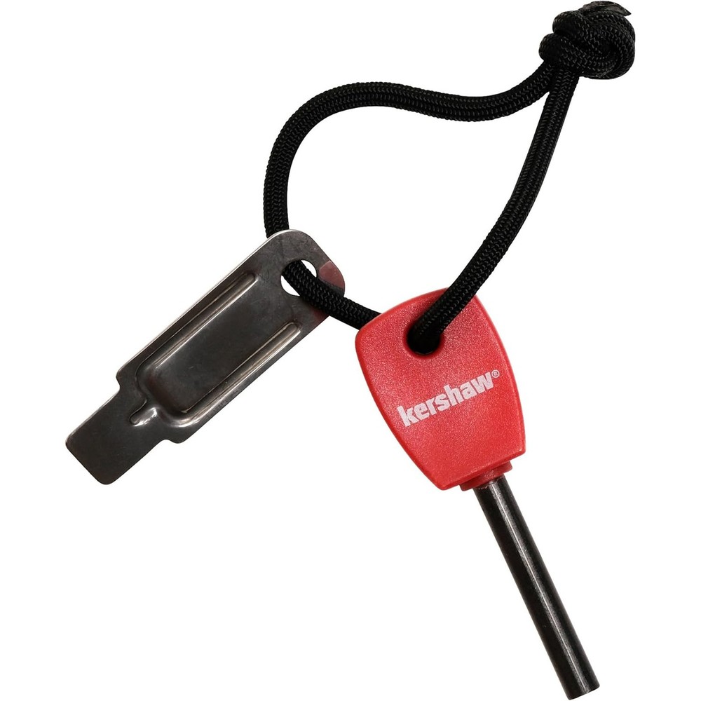 KERSHAW Fire Starter Tool (1019) – Magnesium Fire Starter, Up To 3000 Strikes