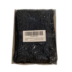 Teceum Type IV Paracord 50ft Black 750lb Mil-Spec 11 Core Nylon Survival Rope