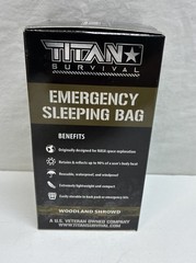 Titan Survival Emergency Sleeping Bags 36” X 78”