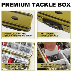 GOTOUR Fishing Lures D-265 pcs Tackle Kit, Pro Kit
