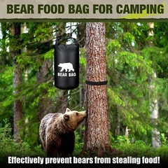 1 Set Bear Food Bag for Camping Ultralight Food Bag Hanging System Includes W…
