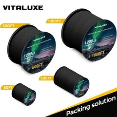 VITALUXE 1200lb Paracord Rope 4.4mm 15 Triple Strands