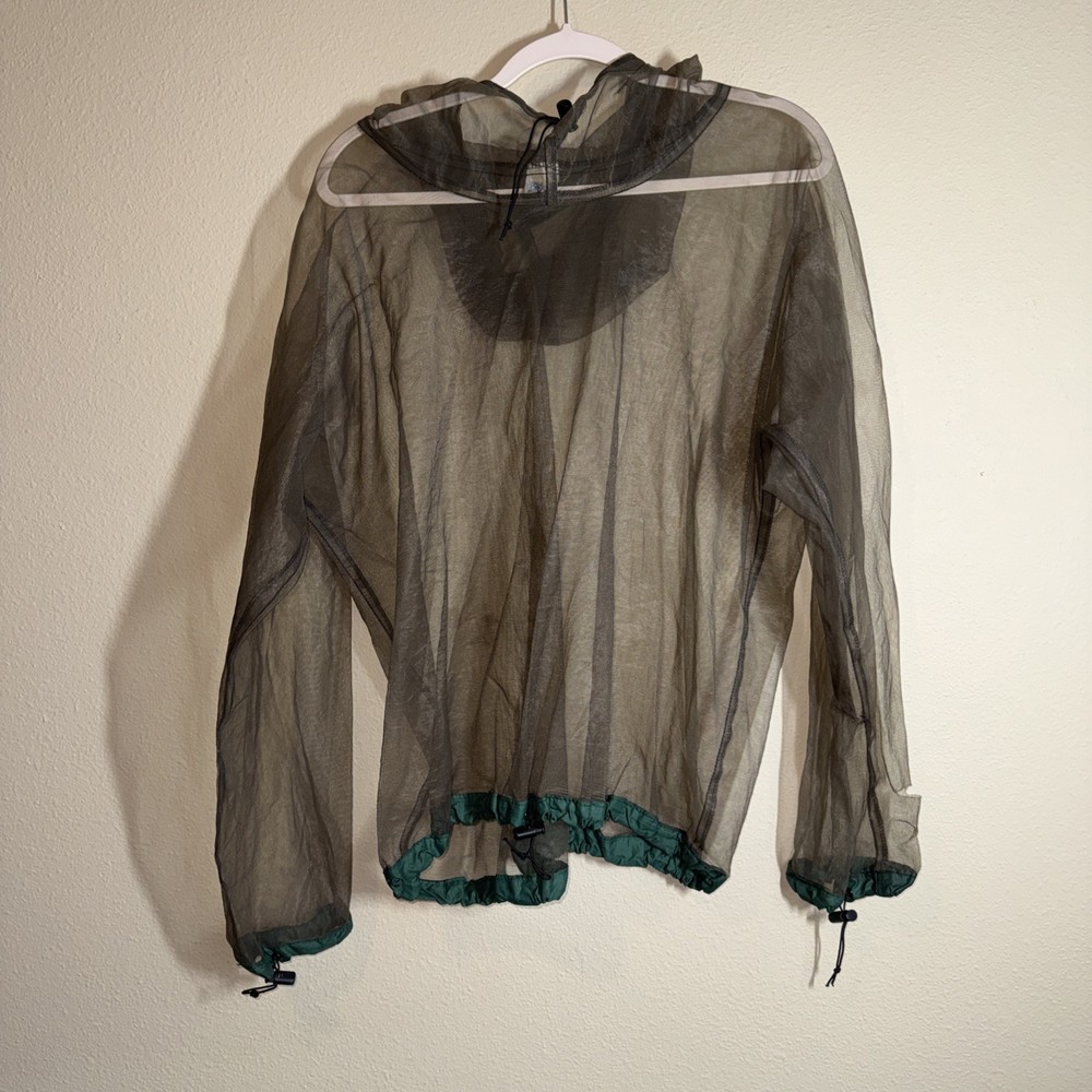 Log House Designs Mosquito Net Hoodie Brown