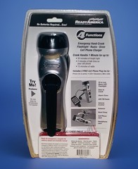 Ready America Emergency Power Station 70801 Hand Crank Flashlight Radio Cell NIP