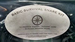 SURVIVAL SNARES 12 PACK SMALL GAME SURVIVAL SNARES