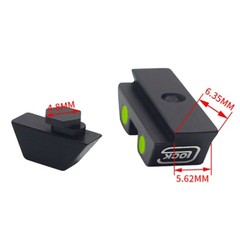 GLOW In The Dark NIGHT Sights For Glock Luminous Front And Rear Sight