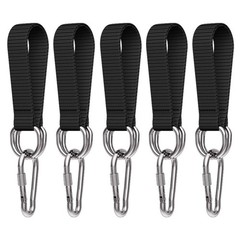 Reliable Tree Swing Straps with Hook Ring Pack of 5 for Gym and Outdoor Use