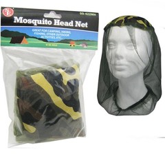Mosquito Head Net Camping Fishing Hiking Army Mesh Hat Bug Repellent