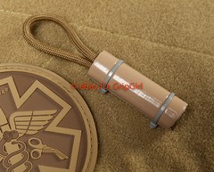 EDC Paracord 2′ Duct Tape Tactical Coyote FDE E&E Emergency Survival Zipper Pull
