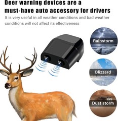 2 PCS , Auto Save Avoids Collisions, Deer Whistle for Vehicles with Rubber Pa…