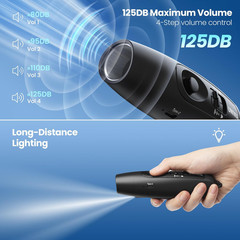 Electronic Whistle with USB Charging, 3 Tone & 3 High Volume Hand Emergency Whis