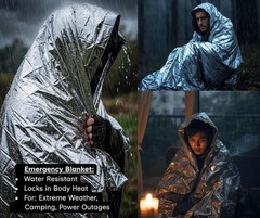 Emergency Survival Kit for Hurricane, Storm, Tornado Preparedness | Insulated Po