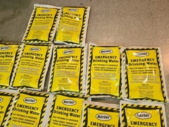 20 Mayday Emergency Drinking Water Pouches Survival bug-out-bag disaster kit