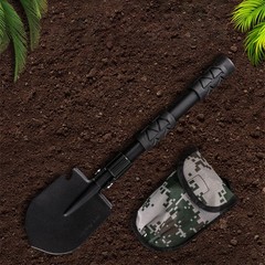 16in Portable Heavy Duty Alloy Steel Multi Tool Shovel Axe and Pickaxe