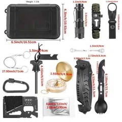 Emergency Survival Camping Kit Military Tactical Emergency SZ