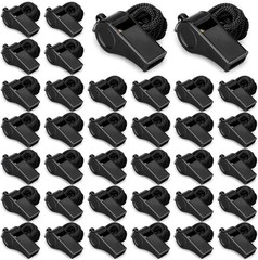 36 Loud Whistles with Lanyard – Ideal for Coaches, Teachers, and Emergencies